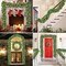 Christmas Garland with Lights, 50 LEDs 9FT Prelit Garland Battery Operated Outdoor Indoor Christmas Decorations Lighted Garland for Stairs Railing Fireplace Mantle Front Door Home Holiday Decor